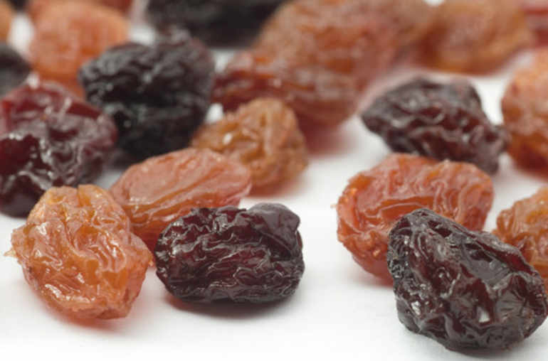 Raisins secs pour collation idéale - Planete sante