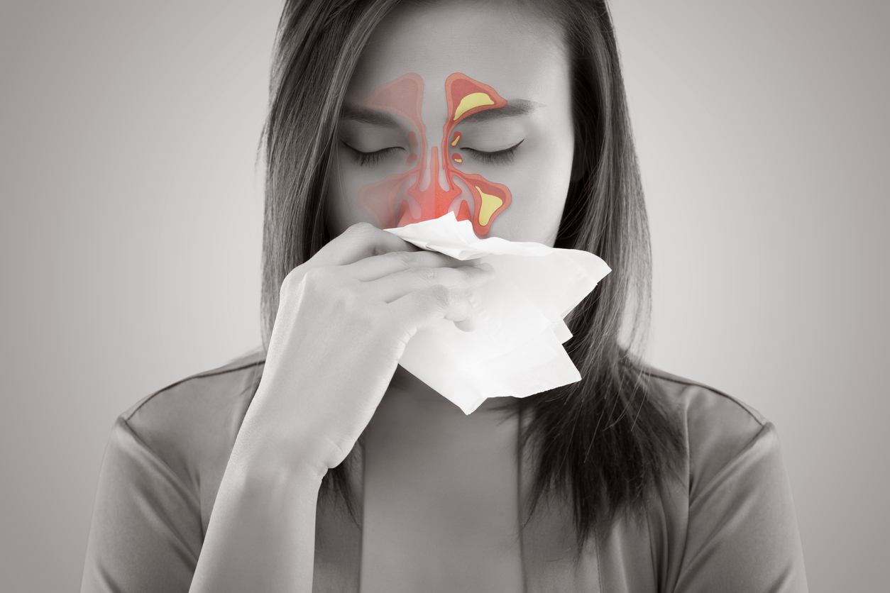 La congestion nasale et comment soigner le nez bouché